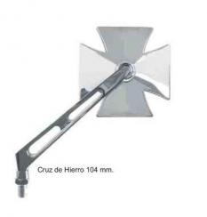 Cruz de Hierro chrom levé / závit M10 pravý