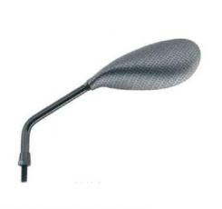 Zrcátko do řídítka carbon, ovál úzké, pravé / M10 pravý