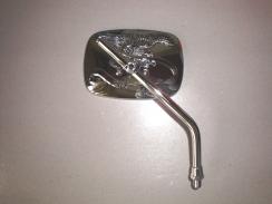 Zrcátko Live to Ride, chrom, oboustranné / M10 levý