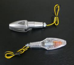 Blinkry SLIM-LED, hliníkové, chrom, E-mark (2ks)