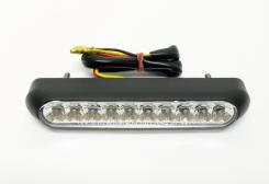 LED zadní světlo SLIM s osvětlením SPZ, E-mark, (1ks)